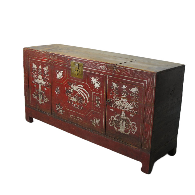 Asian Classic 59.75'' W Solid Wood Sideboard