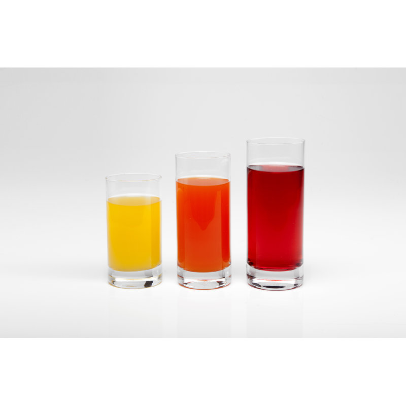 Clear 8 oz. Lead-Free Highball Glass Set