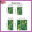 Rideaux vert obscurcissant à motif floral - 2 panneaux-218812800-218812815
