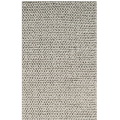 Tapis argenté fait à la main Elle