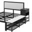 Elegant Metal Platform Bed-1222763906-1222763904