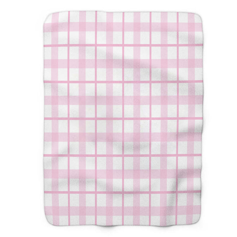 Doux rose - doudou Sherpa de qualité supérieure 0194, L 50 po x L 60 po