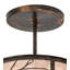 2 - Light Semi Flush Mount