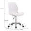 Chaise de travail pivotante rembourrée Cleome-28473952