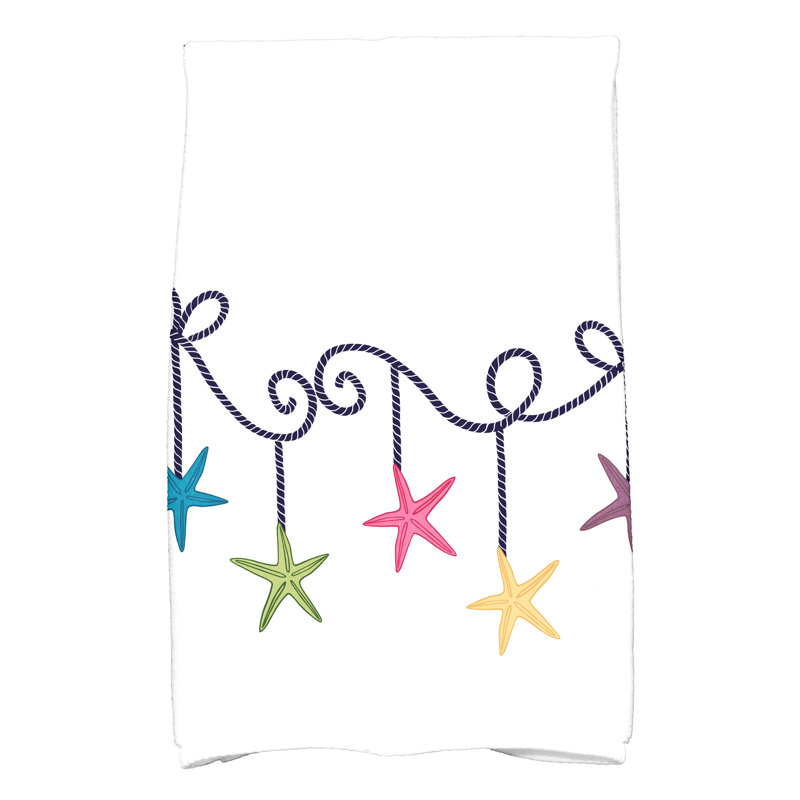 Springville Tea Towel Kitchen Towel, Navy Blue