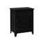 13,9 po Large table d'appoint avec placage noir - armoire de rangement pour petits objets 27 lb. Chambre et salon pratiques