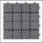 Carreaux de terrasse en plastique polyvalents pour une utilisation extérieure et intérieure avec capacité de poids élevée et fonction antidérapante-111837099