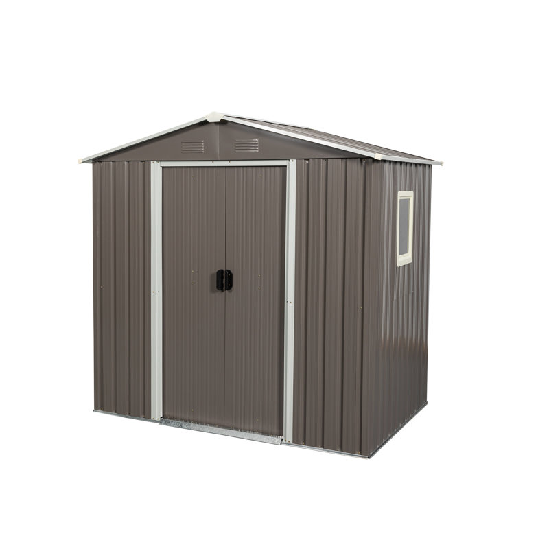 Remise de rangement en métal 6 pi x 5 pi