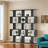 5-tier Geometric Bookcase, S-shaped Modern Bookshelf Set Of 2, 62.6" Tall Room Divider Book Shelf, Decorative Display Shelf-1237869782