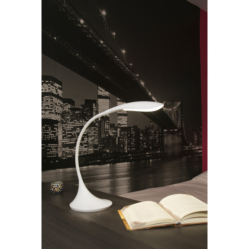 Metal Desk Lamp, White