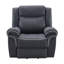 Fauteuil inclinable électrique en microfibre Domana