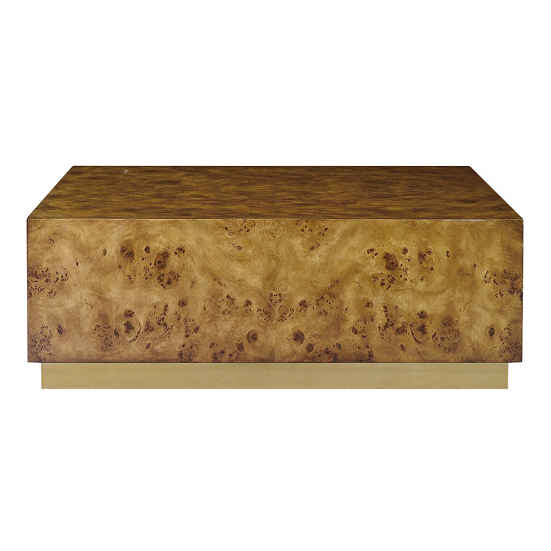 Anaheim Coffee Table, Rustic Burl