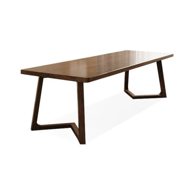 Modern and simple solid wood rectangular dining table