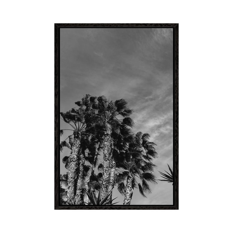 Monochrome California Sky by Bethany Young - Print on Canvas, Black Framed, 66.04cm H x 45.72cm W x 3.81cm D