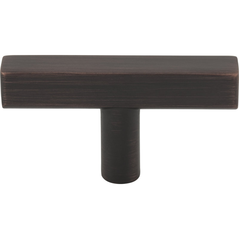 Dominique Bar Knob, Brushed Oil Rubbed Bronze, 2"