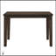 Ensemble de salle à manger à hauteur de comptoir 7 pièces Classic avec finition espresso foncé, table extensible et chaises rembourrées pour des repas élégants-1821383067