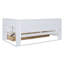Lit de jour moderne simple avec 2 tiroirs, lit de jour avec tablette de rangement et ports de chargement USB-1818892286