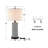 Josanna 23" Touch Control  Bedside Table Lamp Set with USB Ports, Bulbs