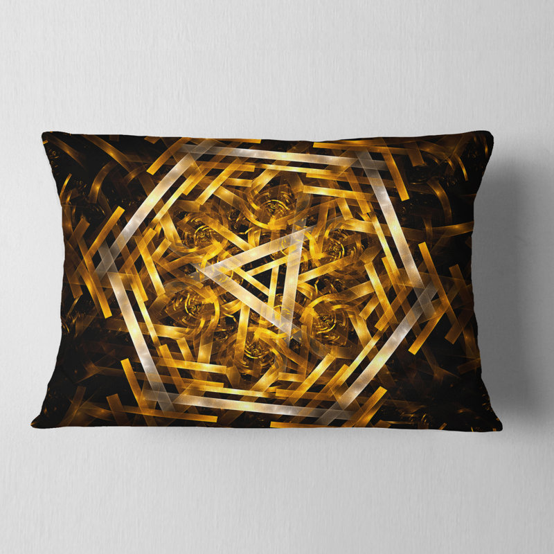 Coussin lombaire hexagonal 3d