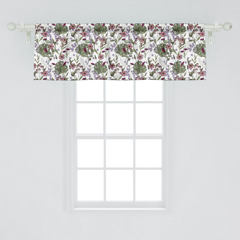 Multicolore cantonnière Ambesonne, L 54 po x L 12 po