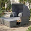  Coussins de table d'appoint pour terrasse en rotin