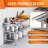 Stainless Steel Table with 2 Adjustable Shelf-114626259