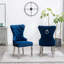 Chaise en velours touffeté Montura-1970027455