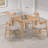 Extendable Solid Wood Dining Set-1608544759-1602810746