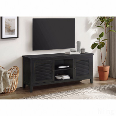 2-Door TV Stand, Basic Storage Media Cabinet For Living Room Bedroom