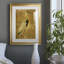 «Gold Crane at Dusk I», peinture sur toile encadrée-195858516-195858519
