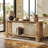 70.9-Inch Extra Long Solid Wood Console Table, Farmhouse Sofa Table Behind Couch, Narrow Entryway Accent Table for Living Room, Hallway, Entrance, Foyer, Light Oak Brown