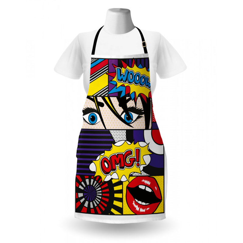 Tablier des yeux de l’art wow omg