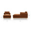 Chaise longue rembourrée Pera-1747963789