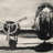 Sepia airplane - 32"x32" art on canvas