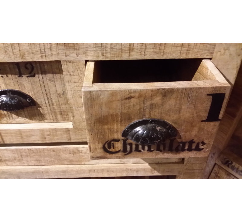 Kym Floor Wine Bottle Rack in Antique
