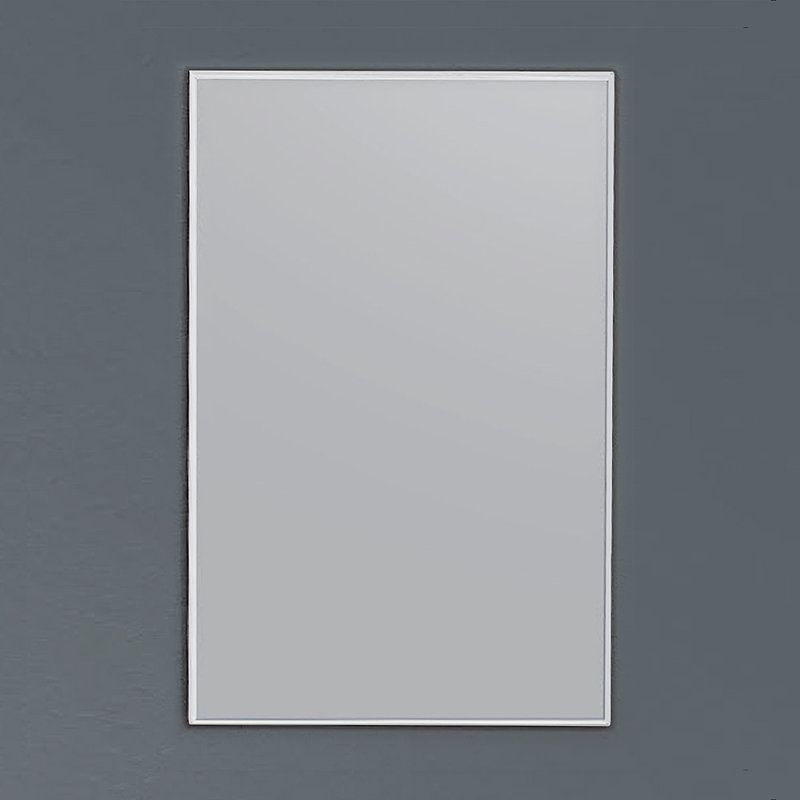 Akhavi Metal Flat Wall Mirror, 29.5" H x 20.5" W