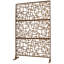Panneaux de clôture pour l'extérieur et l'intérieur H 76 po x l - Métal brun pour terrasse, balcon, jardin, pelouse, jardin Ps114-121641925