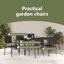7 Piece Garden Dining Set Poly Rattan-21127486