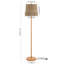 Lampe sur pied 61 po Zoya