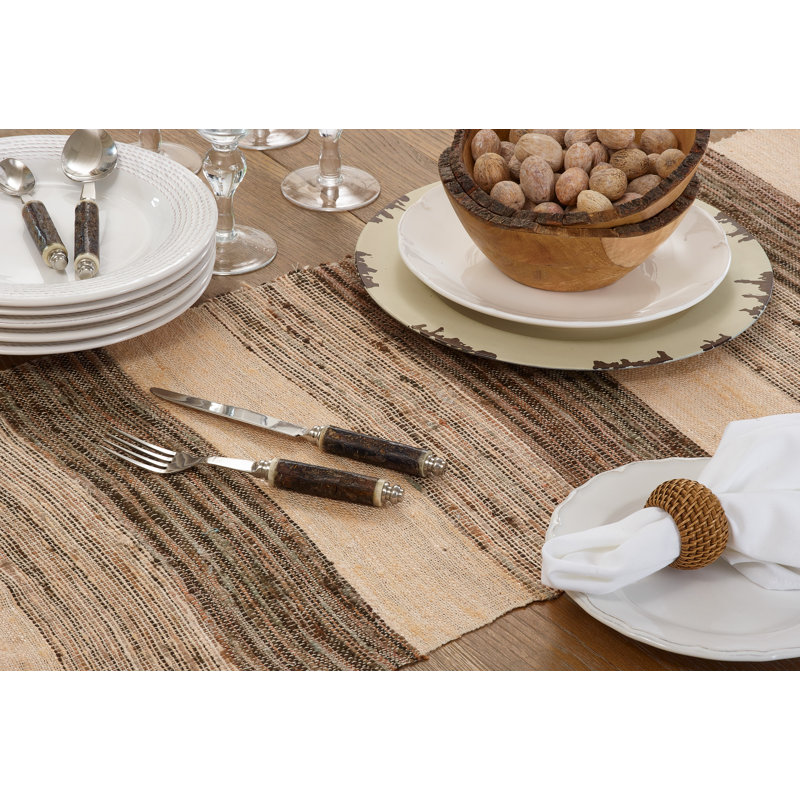 Marguerite Collection Striped Table Runnner