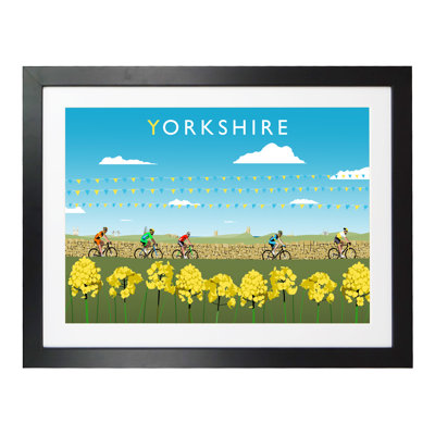 Yorkshire Cycling 1 Piece Wall Art