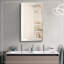 Armoire à pharmacie 15 po x 26 po avec miroir réglable et fixation murale en aluminium pour salle de bain