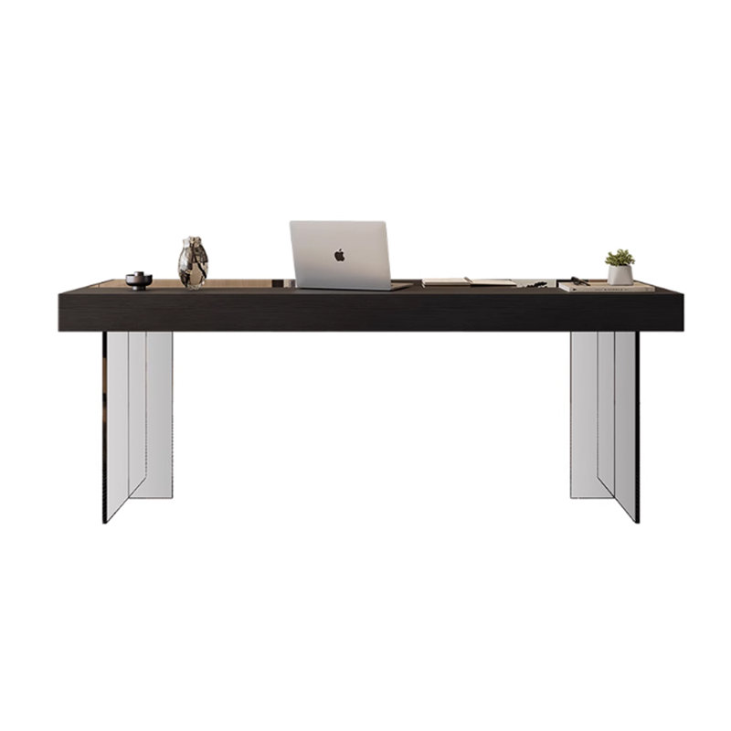 Bureau d'ordinateur moderne avec tiroir de rangement haut de gamme, H 29,52 po x l 94,48 po x P 27,55 po