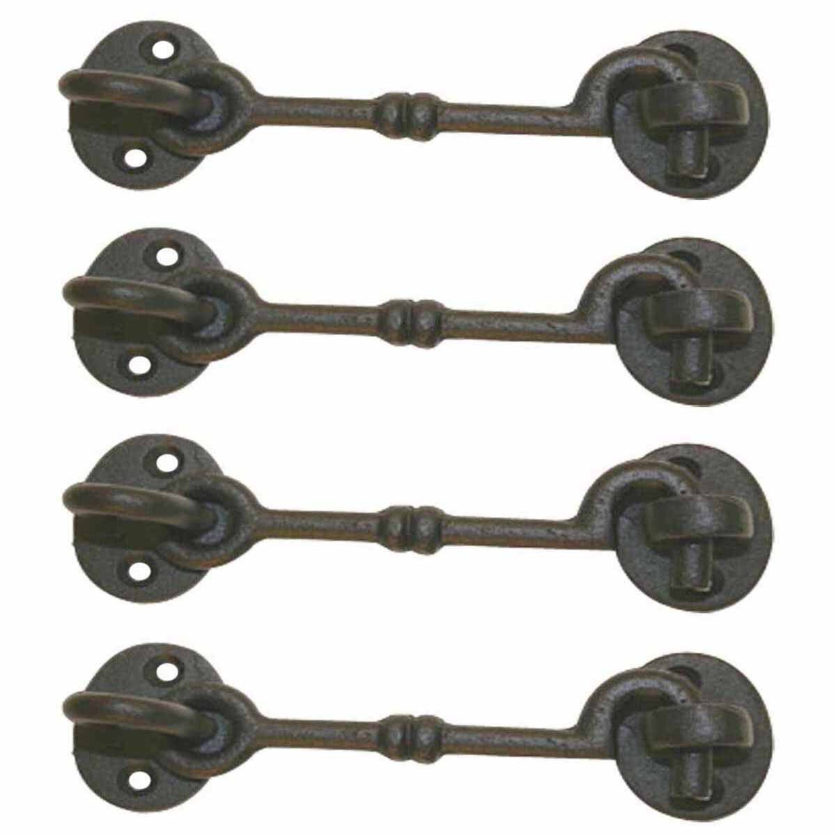 Hook and Eye Cast Iron Gate Latch or Door Latch 