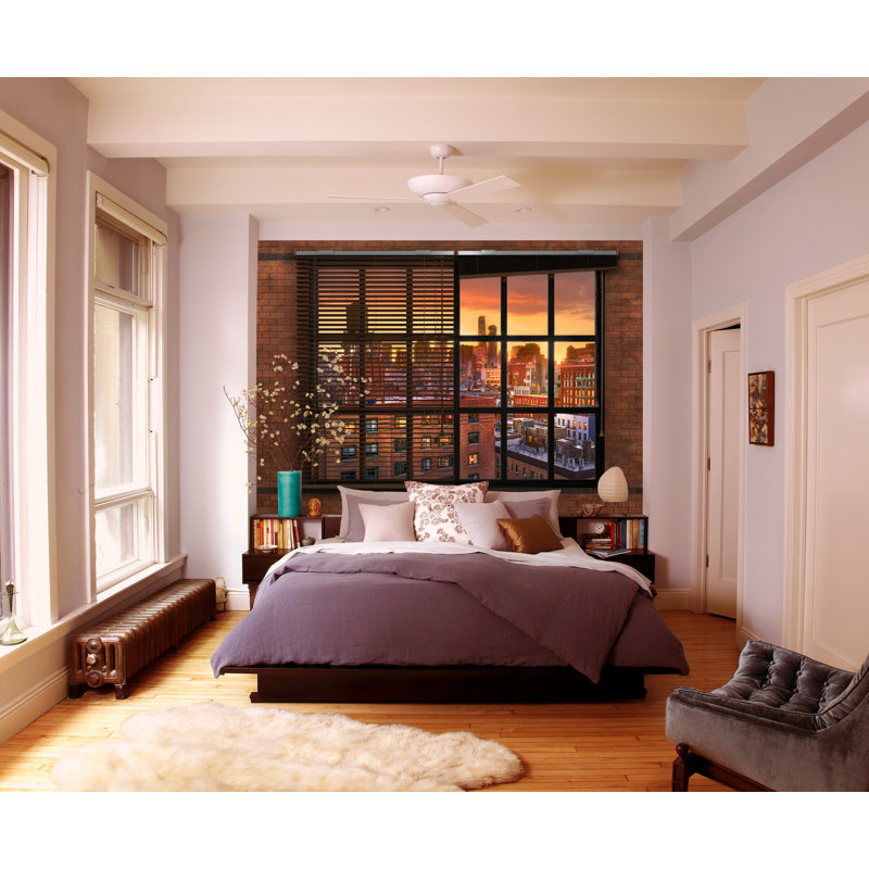 Bostow Brooklyn Brick 2.54m x 3.68m Wall Mural