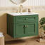Meuble-lavabo mural avec lavabo en céramique-1175810929