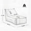 Pouf extérieur Perry, ensemble de 1 - Polyvalent, confortable et élégant pour une utilisation intérieure et extérieure-1429481315