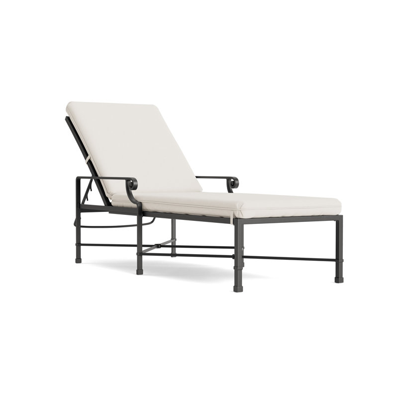 Venetian Outdoor Chaise Lounge, Fusion Moccasian, Dove Smooth