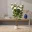 Arbre de camélia artificiel 2,8 pi avec plante de fleurs artificielles en pot-294005118