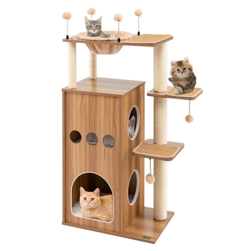 Tucker Murphy Pet™ 52'' Camallea Modern Tower Multilevel Play Center ...